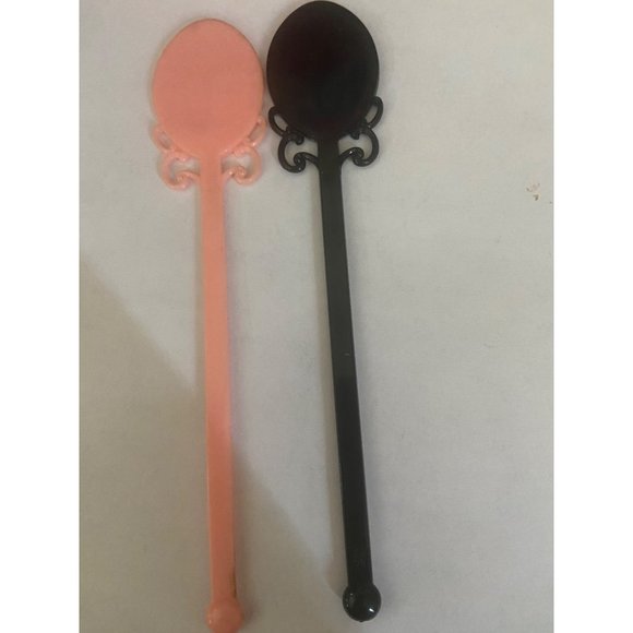 The Windsor Los Angeles and The JR Hotel Vintage 60s Black And Pink Swizzle Stic - Picture 6 of 6